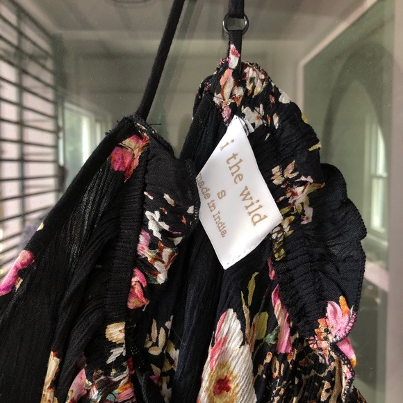 NEW "I The Wild" Black Floral Jumpsuit - Picture 4 of 4